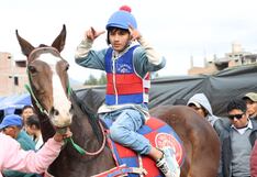 Huancayo: Niño de 12 años gana la carrera de morochucos en Cuasimodo