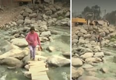 Chosica: vecinos de California Baja piden puente peatonal para evitar quedar aislados durante lluvias