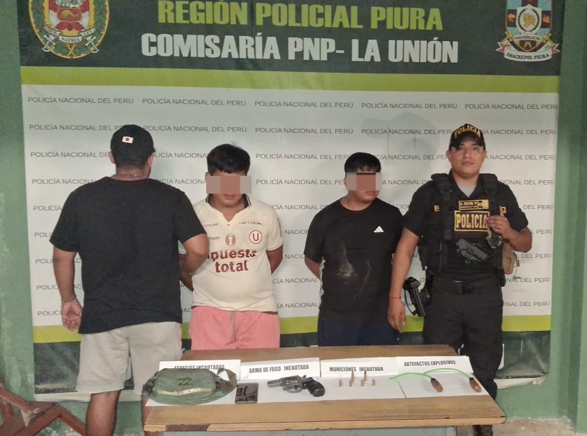En operativo intervienen a dos presuntos delincuentes.