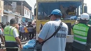 La Libertad: Comerciante muere al chocar su vehículo contra un bus
