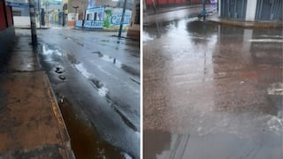 Arequipa: Llovizna deja aniegos y derrumbes en Camaná