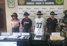 Pisco: caen “Los malditos de San Clemente”, con drogas, municiones y explosivos