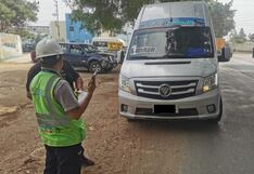 La Libertad: 65 vehículos intervenidos en operativo de transportes en la provincia de Ascope