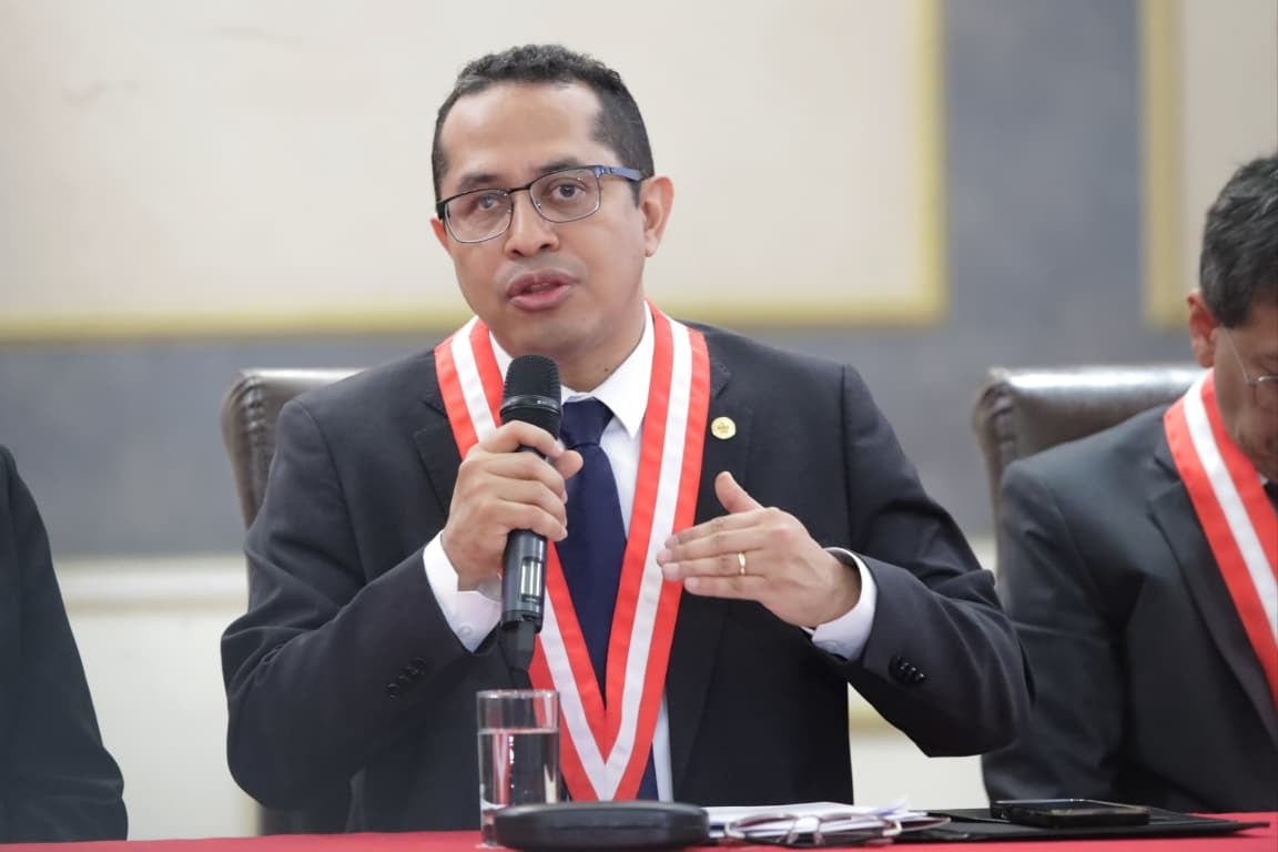 El presidente del Jurado Nacional de Elecciones afirmó que las resoluciones emitidas por el pleno son definitivas y defendió la independencia del organismo electoral. (Foto: GEC)