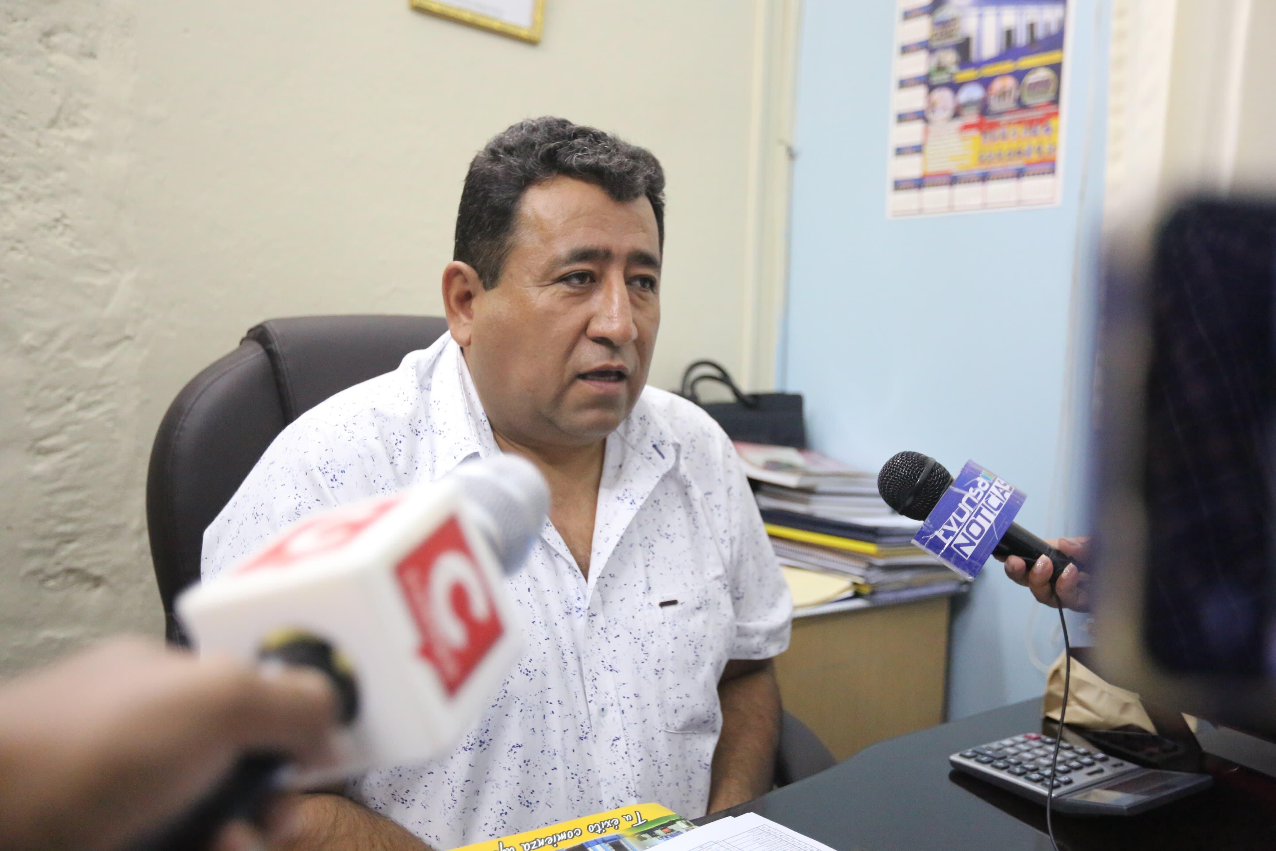 Presidente de la Asociación de Instituciones Educativas Privada de Arequipa, Rusbel Begazo. (Foto: Leonardo Cuito)