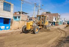 Ica: avanza la construcción de pistas y veredas en el caserío San Martín y zonas aledañas