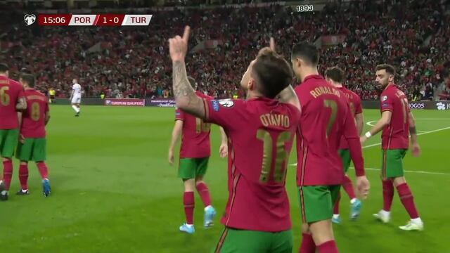 Gol de Portugal: Otávio anotó el 1-0 sobre Turquía en el repechaje al Mundial Qatar 2022 (VIDEO)