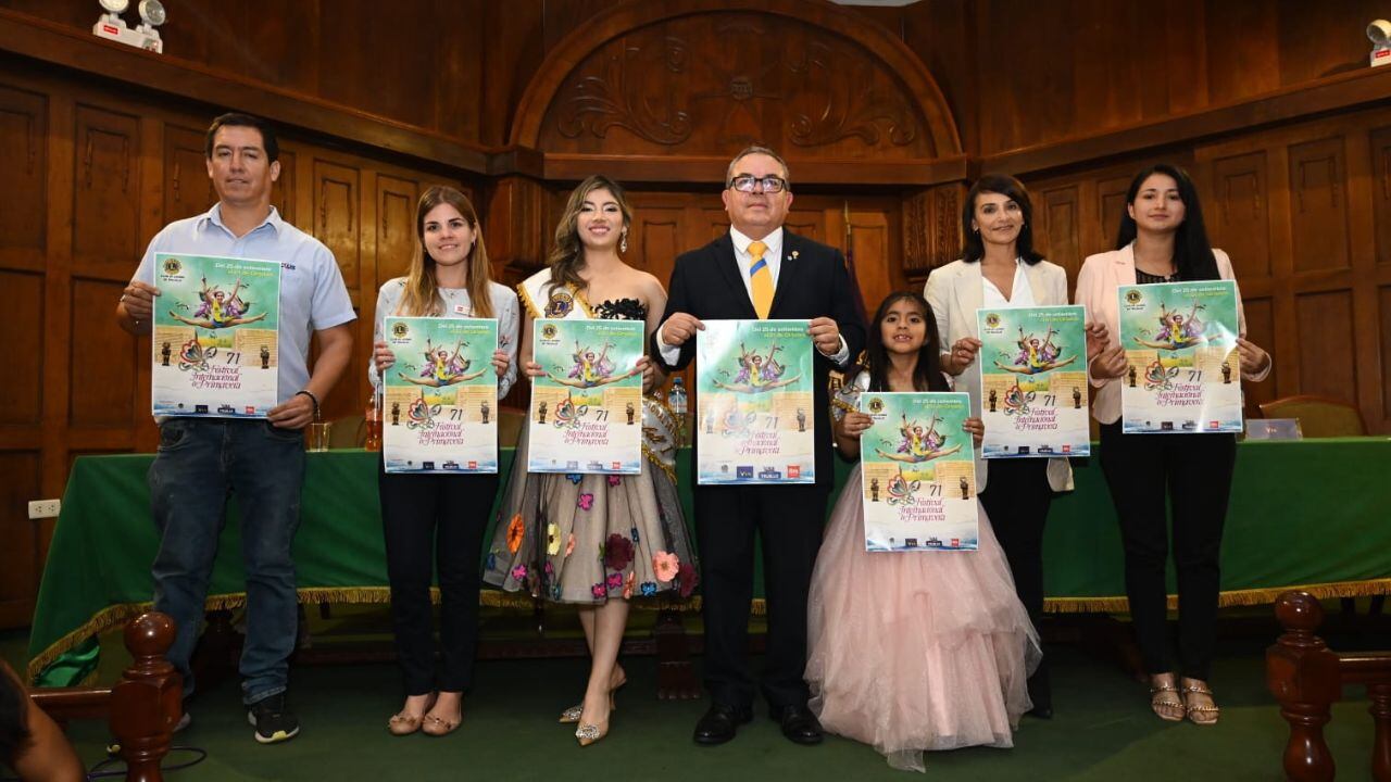 Este 25 de setiembre inician actividades, que terminarán con el gran corso que se desarrollará el 1 de octubre. Ayer presentaron a las reinas de este evento internacional.