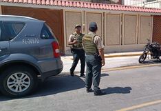 Abandonan una motocicleta y la queman en el Cercado de Arequipa