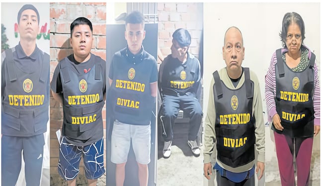 Los investigan por varios asaltos y robos.