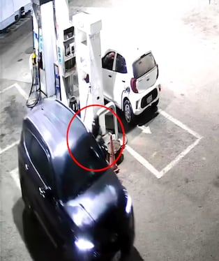 Chincha: casi es atropellada por chofer que llenó el tanque de combustible y fugó sin pagar