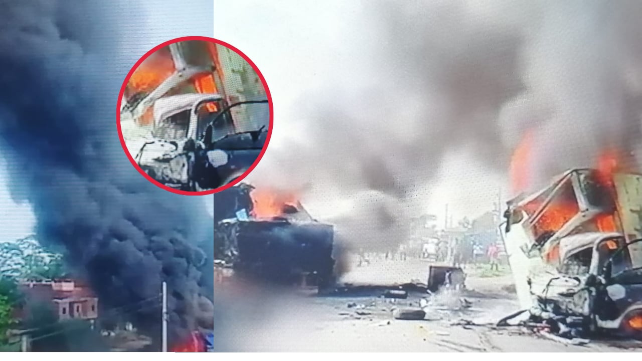 Accidente vial deja dos fallecidos en carretera Federico Basadre. (Foto: Captura Canal N)