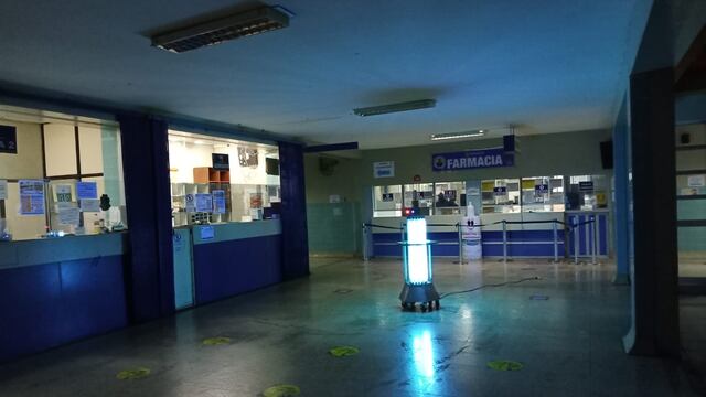Eliminan COVID-19 con luz ultravioleta en superficies del Hospital Regional de Huacho