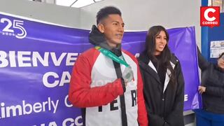 Los medallistas Panamericanos Kimberly García y César Rodríguez llegaron a su natal Huancayo (VIDEO) 