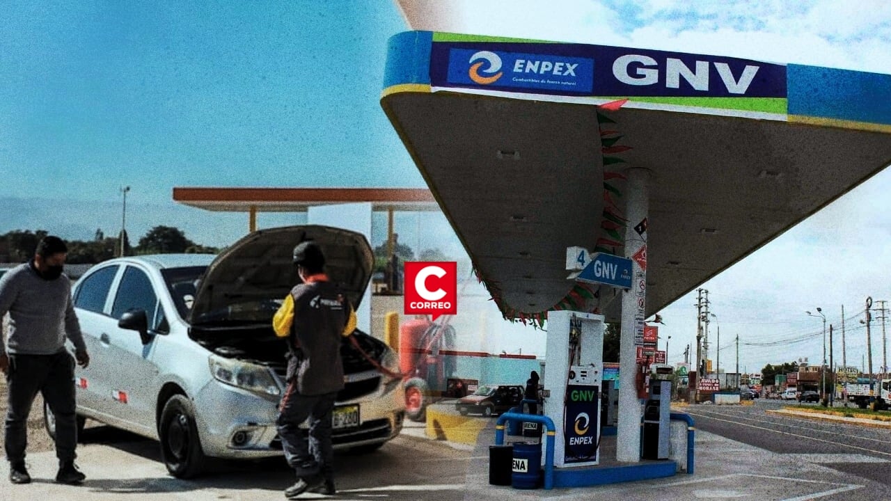 MINEM anuncia restablecimiento total del gas natural vehicular para el domingo 15 de marzo. Composición: Diario Correo.