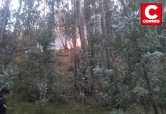 Huancayo: Universitarios en aparente estado de ebriedad generan amago de incendio en pastizal