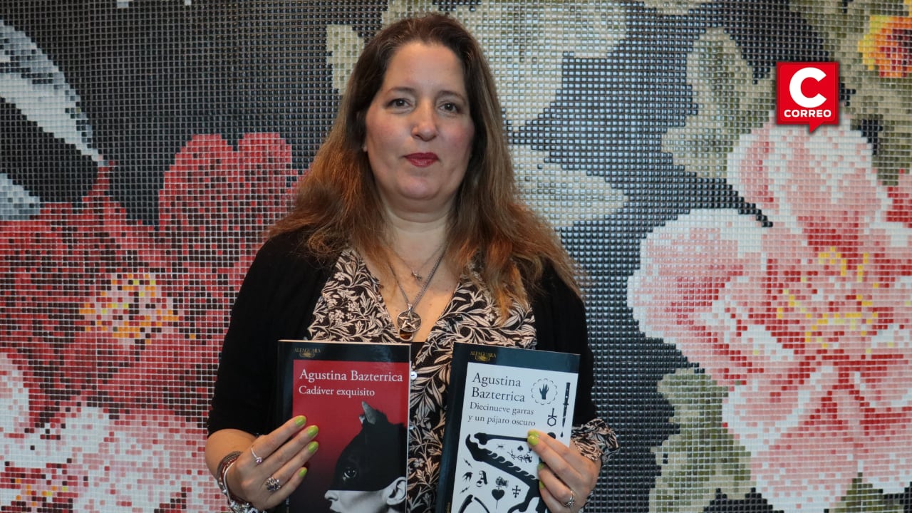 Agustina Bazterrica llegó nuevamente a Lima para presentar Diecinueve garras y un pájaro oscuro, una antología de cuentos que escribió a lo largo de los años, incluso antes de publicar Cadáver exquisito.