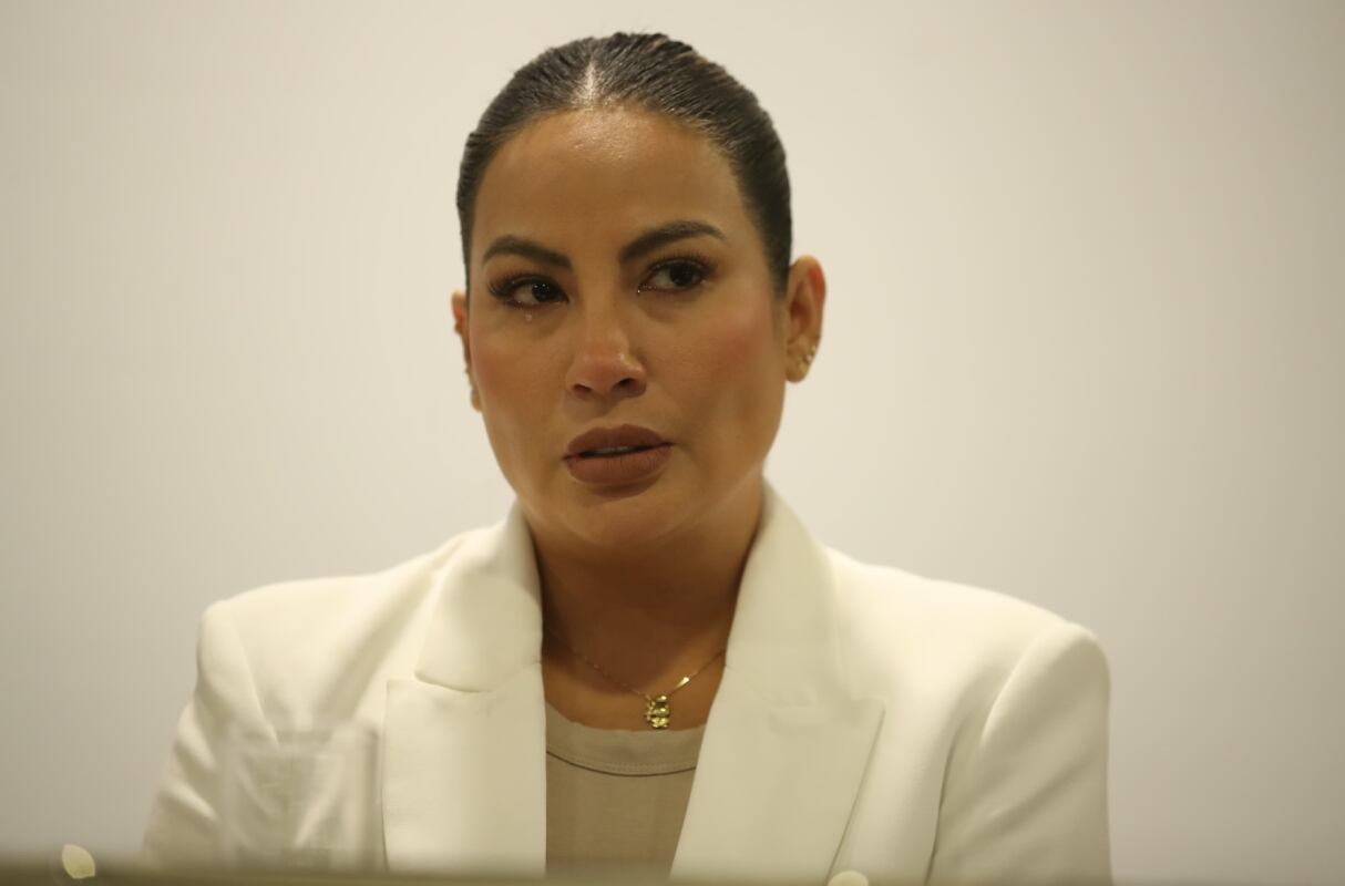 Pamela López denuncia ante la Dirincri que recibe amenazas tras acusar a Christian Cueva. (Foto: Giancarlo Ávila/ @photo.gec)