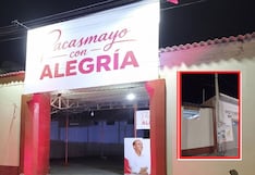 La Libertad: Detonan artefacto explosivo en el local de campaña de candidato en Pacasmayo
