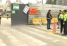Explosivo detonó en una obra de la Estación Central de la Línea 2 del Metro de Lima