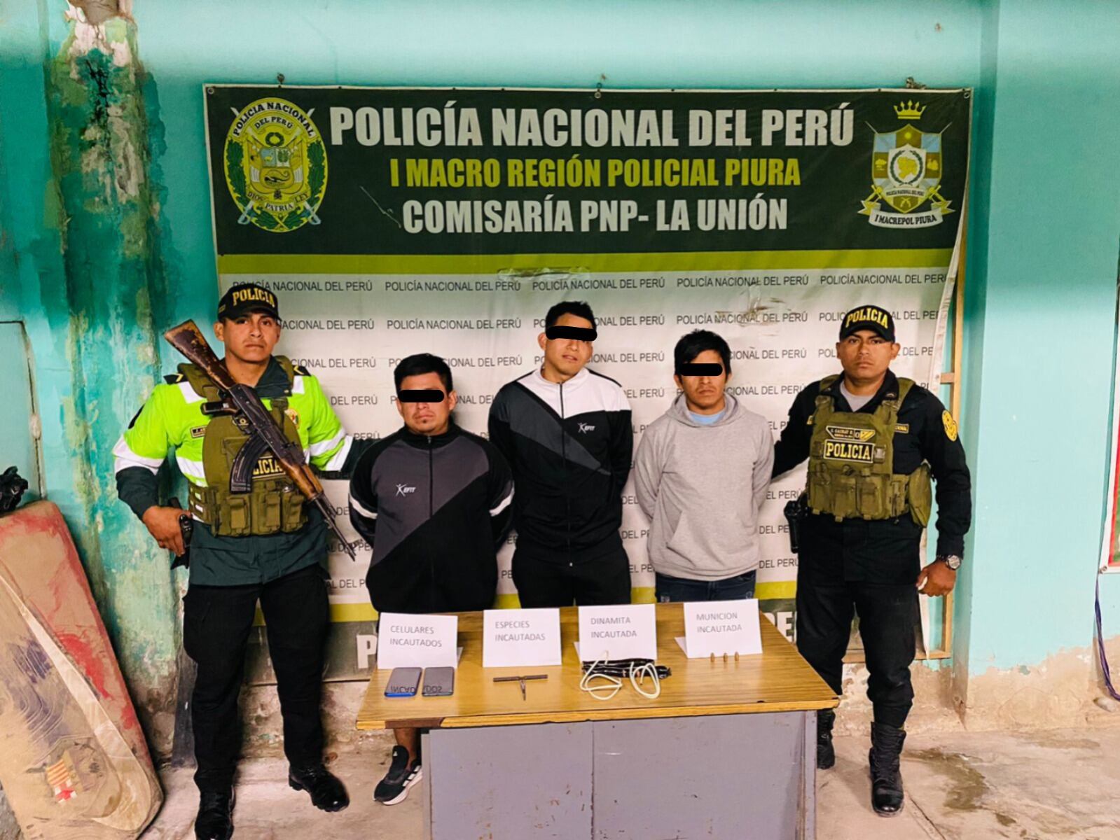 Sujetos quedaron detenidos en la comisaría