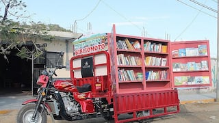 "Bibliomoto": Proyecto cultural en Huarmey fomenta la lectura