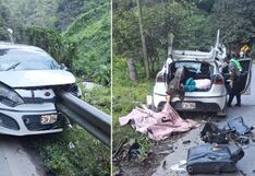 Accidente en la carretera Huánuco–Tingo María deja un muerto y dos heridos