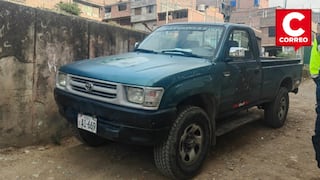 Roban camioneta de la Beneficencia de Huancayo y la abandonan horas después