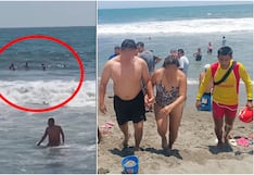 Chincha: rescatan hasta cinco bañistas arrastrados por corriente marina en playa Las Totoritas