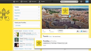 Habemus Papam y Habemus Twitter: Reactivan la cuenta del Papa