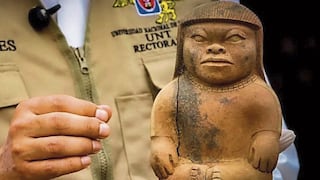 Trujillo: Entierro de infante en Huacas de Moche