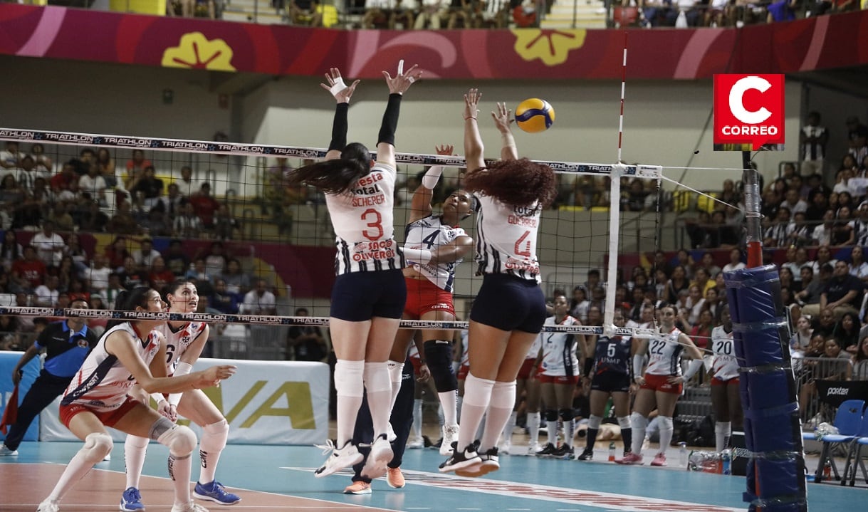 Esperada final de vóley entre los equipos de USMP vs Alianza Lima temporada 2023/2024. (Fotos: Julio Reaño/@photo.gec)