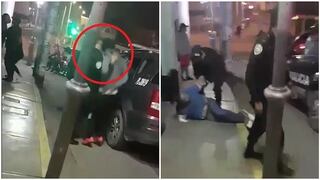 Policías golpean a colegas que los detuvieron por manejar en estado de ebriedad (VIDEO)