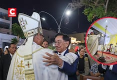 Presidente José Balcázar participó en misa por el primer año de pontificado del papa León XIV