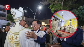 Presidente José Balcázar participó en misa por el primer año de pontificado del papa León XIV