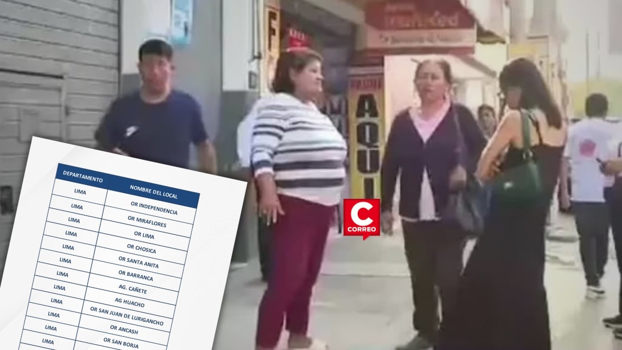 RENIEC precisa que agencia de SJM no estaba incluida en atención excepcional de fin de semana. Composición: Diario Correo.