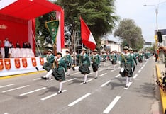 Escolares demostraron civismo en desfile por los 205 años de la Independencia en Chiclayo