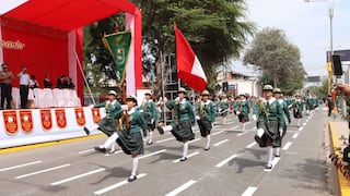 Escolares demostraron civismo en desfile por los 205 años de la Independencia en Chiclayo