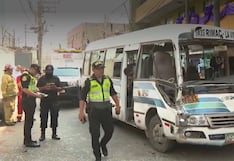 Rímac: choque entre buses deja 20 heridos tras presunta competencia por pasajeros