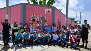 Pisco: develan mural que promueve cultura del respeto, igualdad y masculinidades no violentas