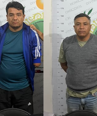 Sujetos son sospechosos de homicidio.