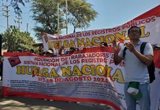 Trabajadores de la Sunarp Piura acatan un paro de 48 horas