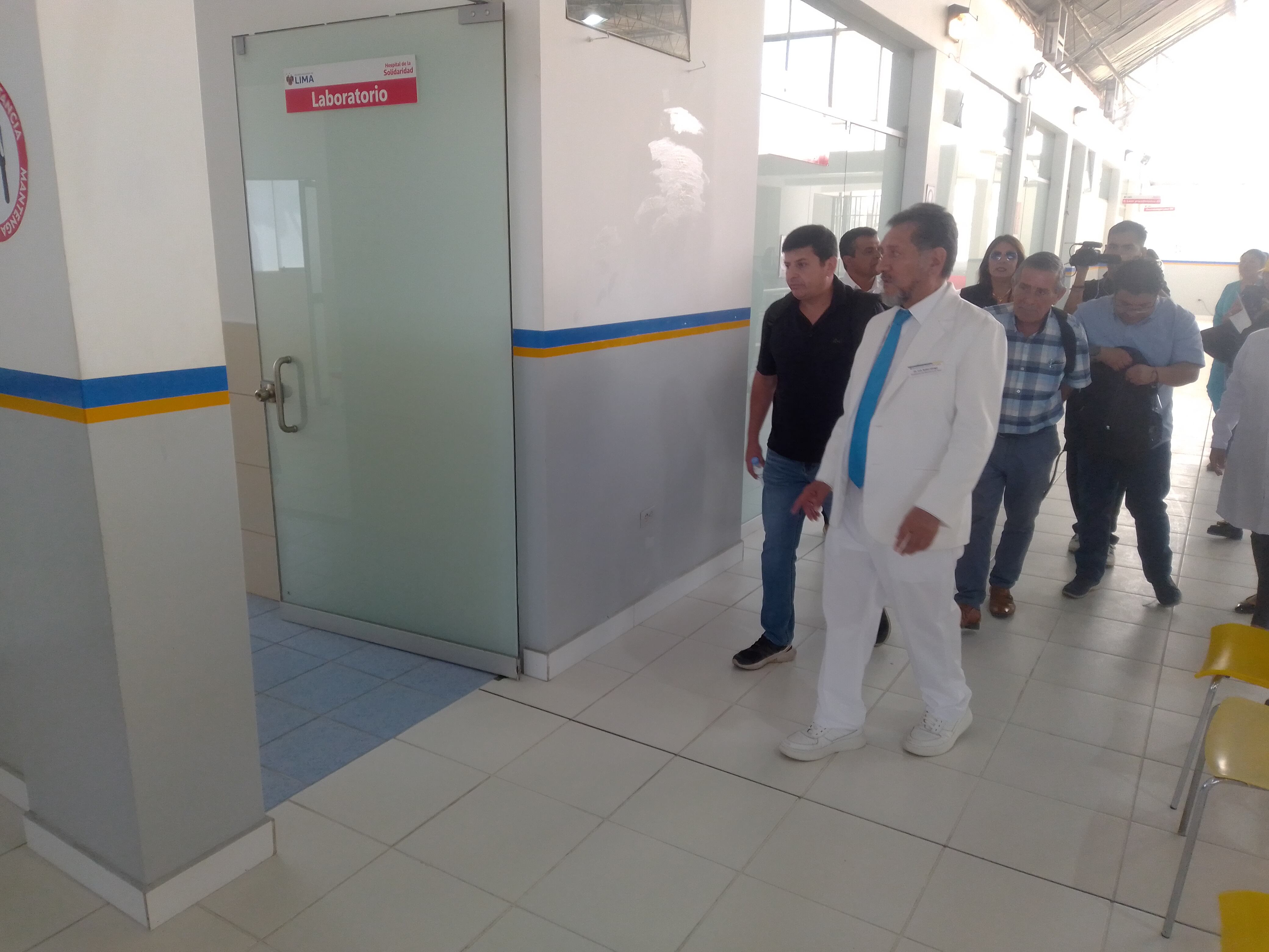 El presidente del Sistema de la Solidaridad Luis Rubio realizó una inspección al establecimiento ubicado en Tacna. (Foto: Adrian Apaza)