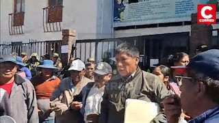 Huancayo: Vendedores de artículos repotenciados protestan por el incremento del pago de uso de la vía pública