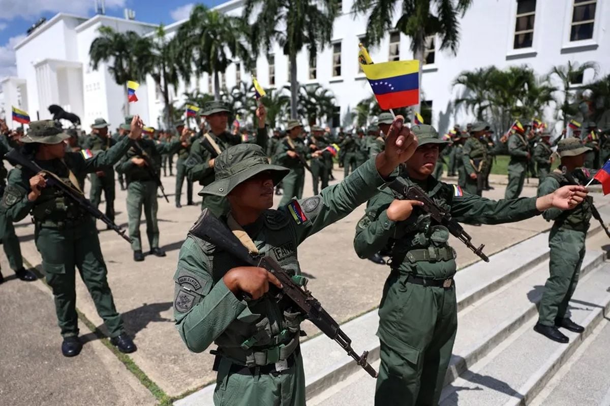Venezuela despliega militares para enfrentar las "amenazas" de Estados Unidos. (Foto: EFE)