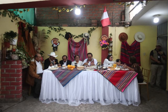 Roberto Sánchez: así fue el desayuno electoral junto a su familia en Huaral (Fotos: Jesús Saucedo/GEC)