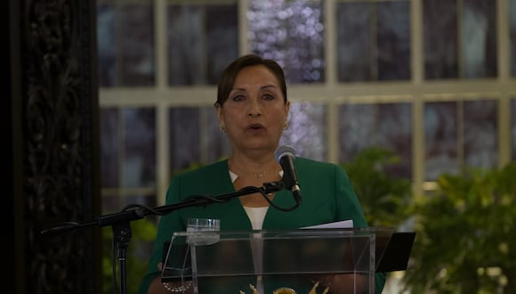 Presidenta de la República, Dina Boluarte. (GEC)