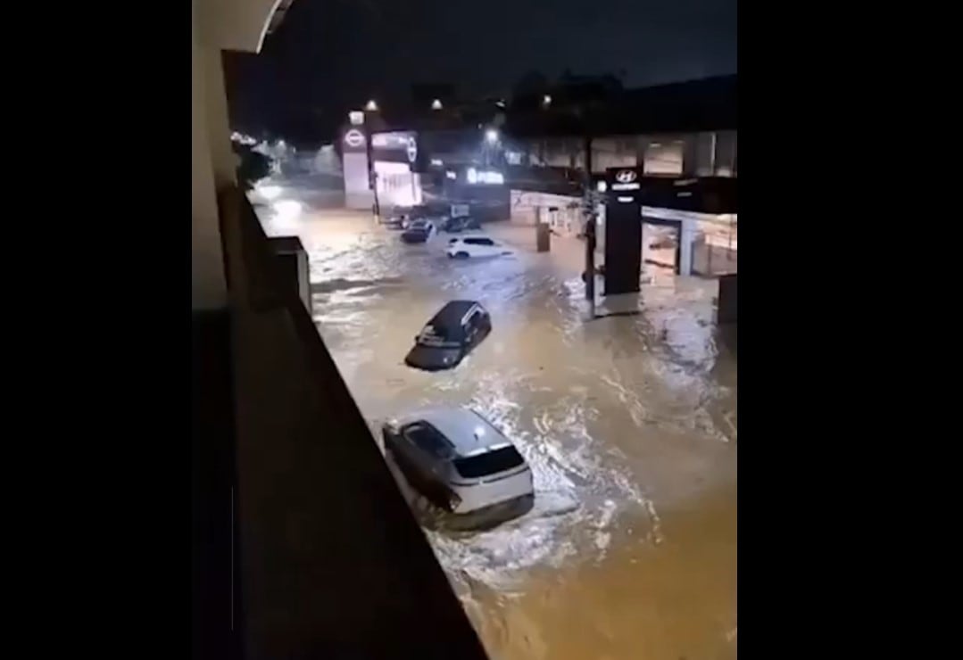 Inundaciones en Minas Gerais, Brasil. (Captura de video).