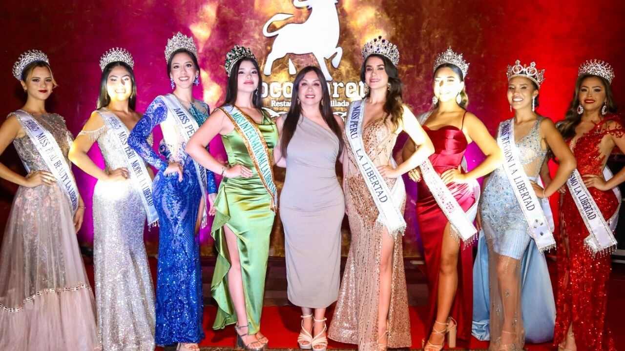 Las cinco representantes participarán en diferentes eventos culturales y sociales de la región La Libertad.