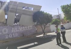 Arequipa: Pared prefabricada en local colapsa en distrito de Cerro Colorado (VIDEO)